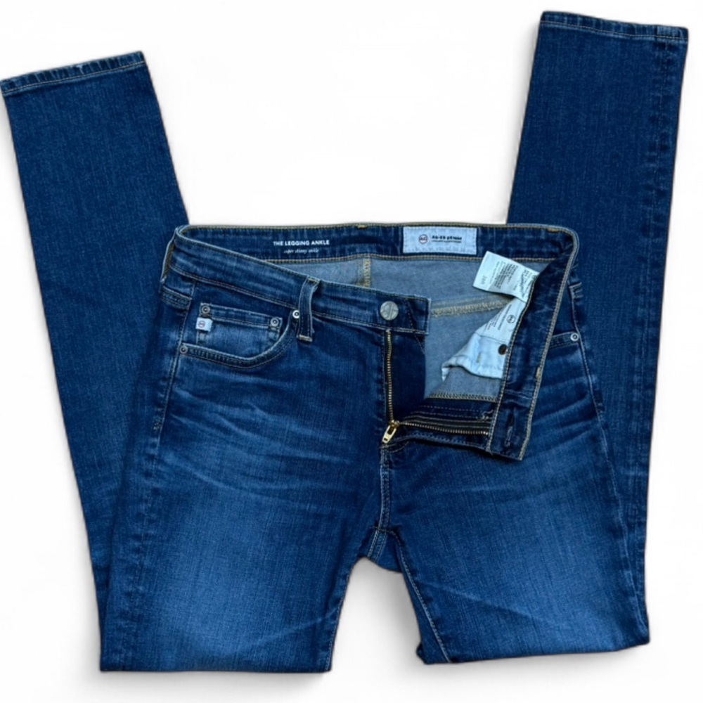 **SOLD**AG Adriano Goldschmied Dark Blue Skinny Jeans - Picture 3 of 7